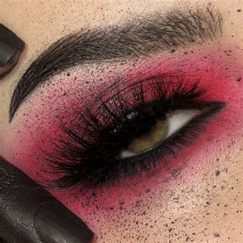 Image result for Red and Black Makeup Tutorial