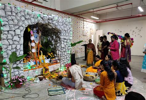 Nursing College Durgapur Saraswati Puja Celebration