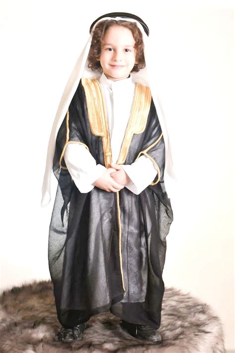 Buy Kids Bisht Arabic Dress Cloak Islamic boys Sheik Imam Hight quality ...
