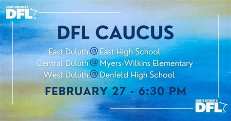 DFL Caucus for West Duluth, Denfeld High School, Duluth, 27 February ...