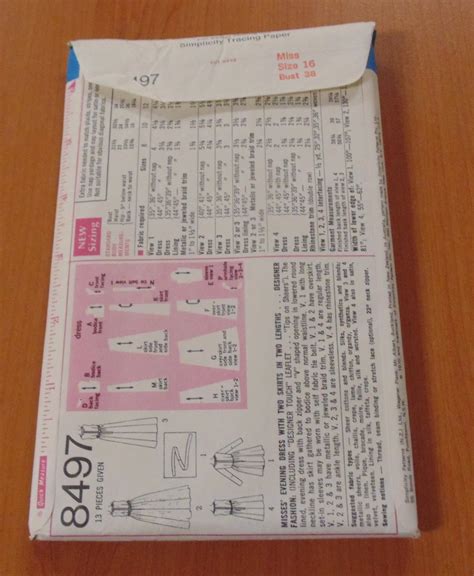 Image result for Simplicity Pattern 8347 Tutorial