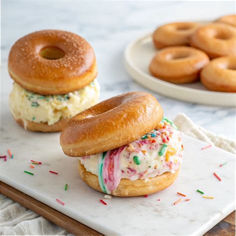 Easy Donut Ice Cream Sandwich Recipe