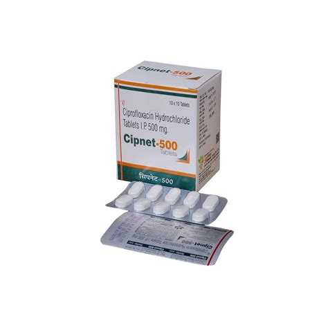 Ciprofloxacin 500 mg Tab