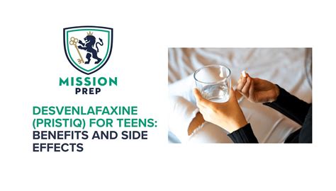 Pristiq for Teens: Desvenlafaxine Side Effects & Uses