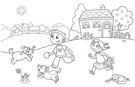 Kindergarten Coloring Pages Free Printable