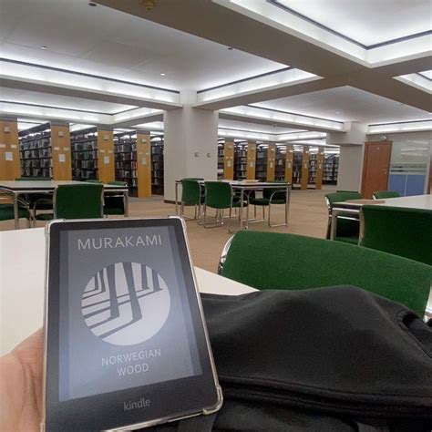 Reading Norwegian Wood in KSU Library : r/kindle
