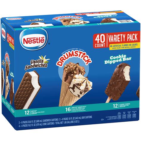 Nestle Ice Cream Variety Pack 40 Ct at Lori Chambers blog