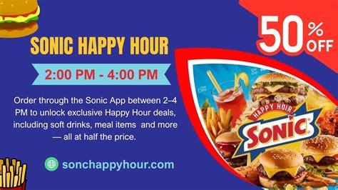 Sonic Happy Hour Time and Deals (Menu With Prices 2025)