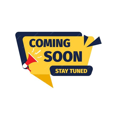 Coming soon banner or poster with cartoon backgroundvector illustration ...