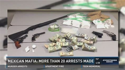 Historic raids net more than 20 arrests of Mexican Mafia gang members ...