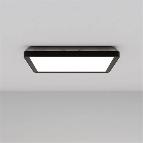 Gianna Slim Square Ceiling Light - Pebble Grey