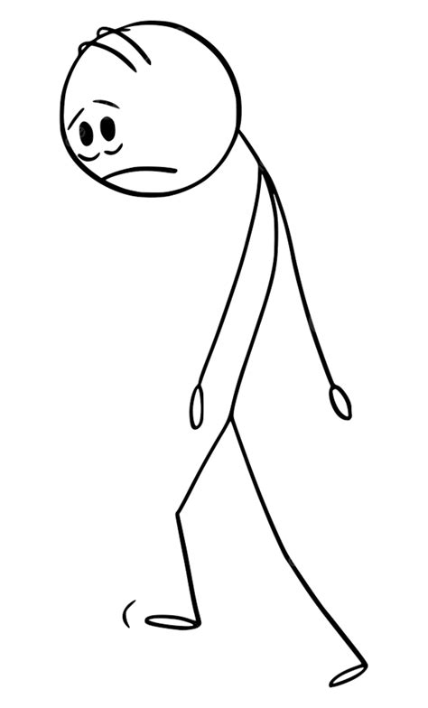 Sad Stick Figure