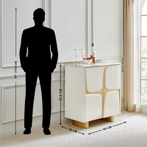 Buy Alchemy Bar Cabinet - Brown from Home Centre at just INR 34999.0