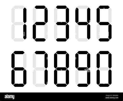 Clock Numbers Font Photographs