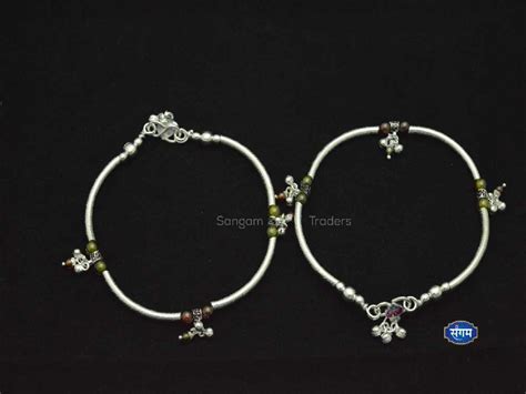 Sangam Traders | Bombay Fancy Silver Payal (Anklet)
