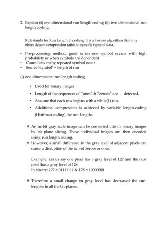 Image result for Run-Length Coding in Digital Image Processing