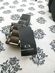 Armani Exchange Mens Hampton Stainless Steel Analogue Watch - AX2104 ...