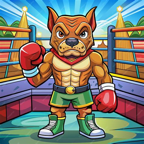 Boxer Boxing Cartoon 的图像结果