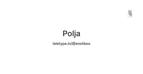 Polja — Teletype