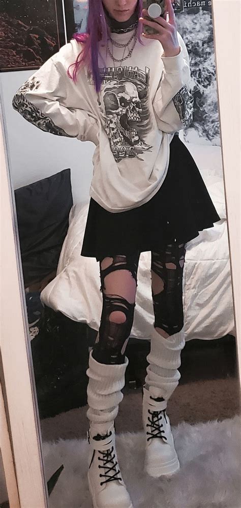 casual goth aesthetic