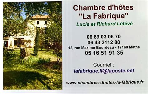 LA FABRIQUE (Matha) - Lodging Reviews & Photos - Tripadvisor