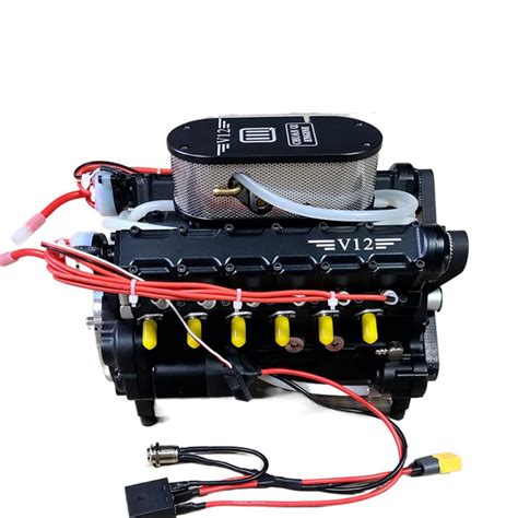 Buy NVIOWKR TOYAN FS-V800 Engine Model, 1/10 V8 Engine Four Stroke ...