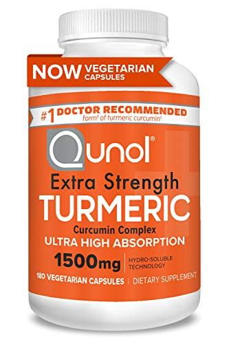 Buy Qunol Turmeric Curcumin Capsules with Ultra High Absorption 1500mg ...