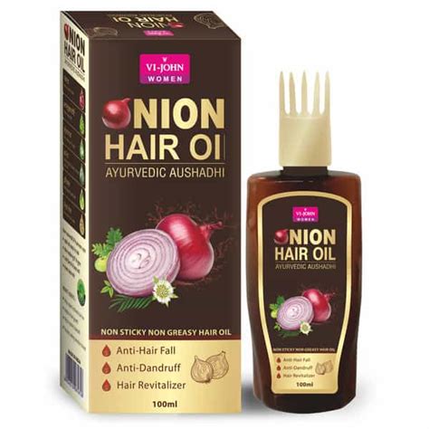 Buy VI- JOHN ONION HAIR OIL AYURVEDIC AUSHADHI FOR HAIR REGROWTH AND ...