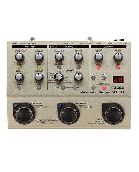 Boss VE-8 Vocal Processor