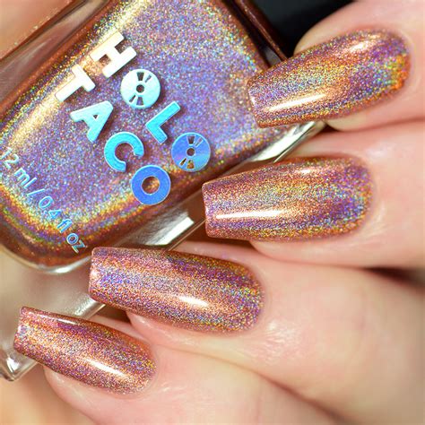 Buy Holo Taco- Peach Tea Nail Polish in India at I Love My Polish