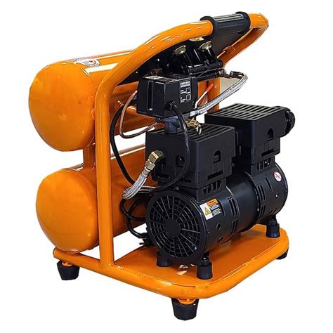 HULK POWER PH 4-Gallons Portable 125 Psi Twin Stack Quiet Air ...