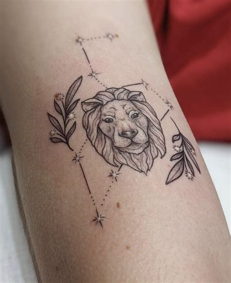 leo back tattoo ideas