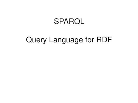 RDF/OWL SPARQL 的图像结果