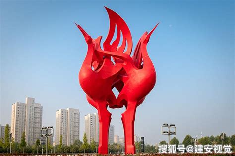 小区景观不锈钢丹顶鹤雕塑-方圳雕塑厂