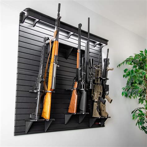 Vertical Rifle Gun Rack | Wall Mounted Gun Storage | Tactical Walls
