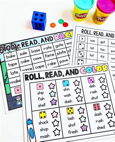 Practice Phonics and Fluency Skills with a Roll and Read Game — Creatively Teaching First