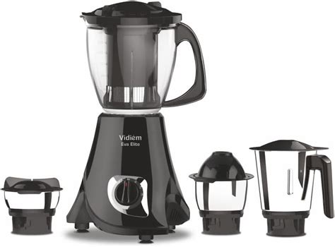 Buy Vidiem Mixer grinder 575 Vector Premium (Black) | 750 watt with 5 ...