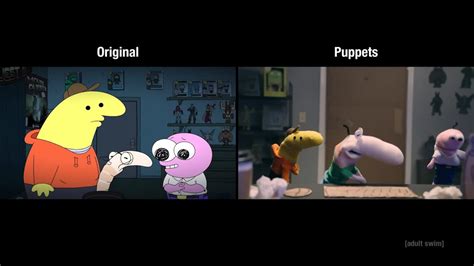 Smiling Friends: Check Out This "Shrimp's Odyssey" Puppet Comparison