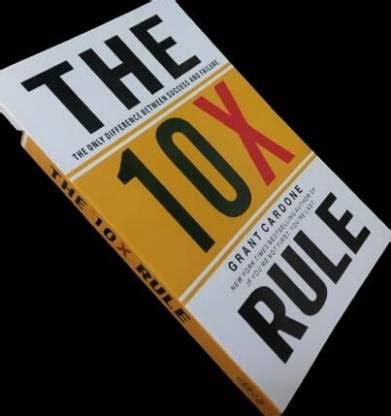 The 10X Rule : The Only Difference Between Success And Failure: Buy The ...