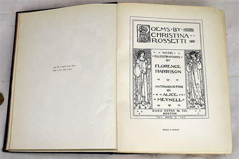 Poems by Christina Rossetti by Christina Georgina Rossetti; Florence ...