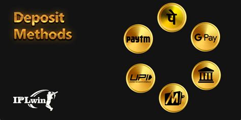 IPLWin Deposit Options - instruction to deposit money