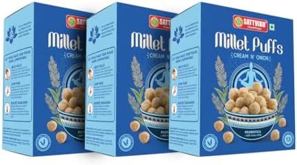 Millet Puffs Cream & Onion – Healthy, Crunchy Snack | Gluten-Free ...