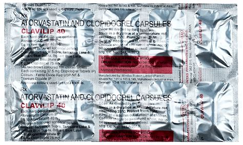 Clavilip 40 Mg Capsule 10 - Uses, Side Effects, Dosage, Price | Truemeds