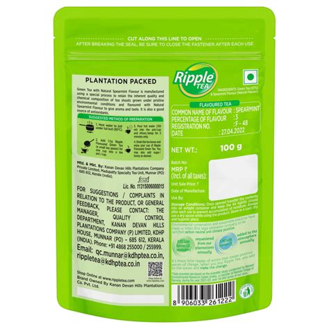 Ripple Tea |Spearmint Green Tea | Natural Flavoured Tea