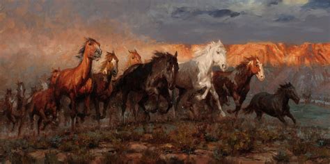 Horses | Painting, Western art paintings, Oil painting pictures