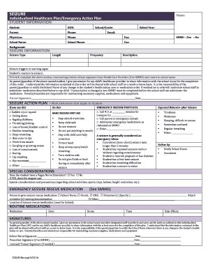 Fillable Online pcschools Individualized Healthcare Plan/Emergency ...