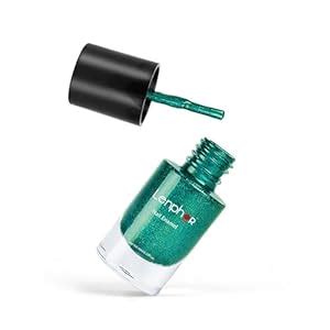 Buy Lenphor Nail Enamel Sparkling Turquoise 6ml | Quick Drying | Glossy ...