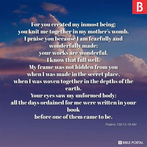 Psalms 139 Verse 14 16 at Mia Stapleton blog