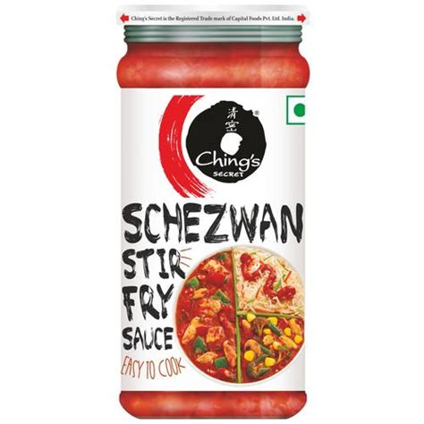 Chings Secret Schezwan Stir Fry Sauce, 250 g Jar – Fetch N Buy