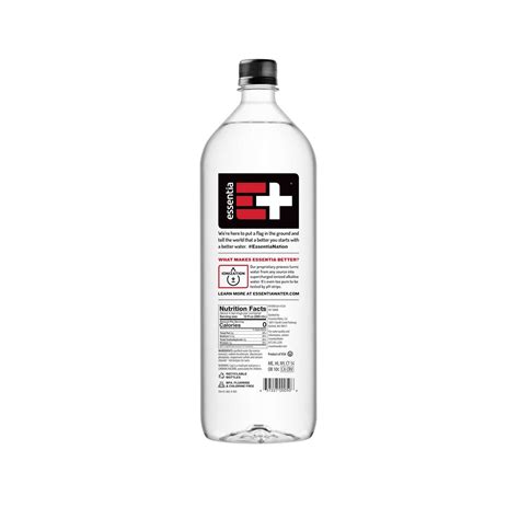 Essentia Ionized Alkaline 9.5 pH Bottled Water, 1.5 L | Pick Up In ...